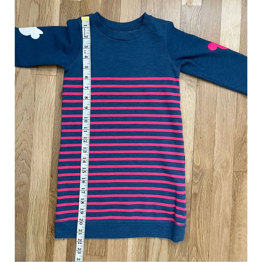 Baby GAP Disney Minnie & Mickey Pink Stripe Tunic Sweatshirt Dress